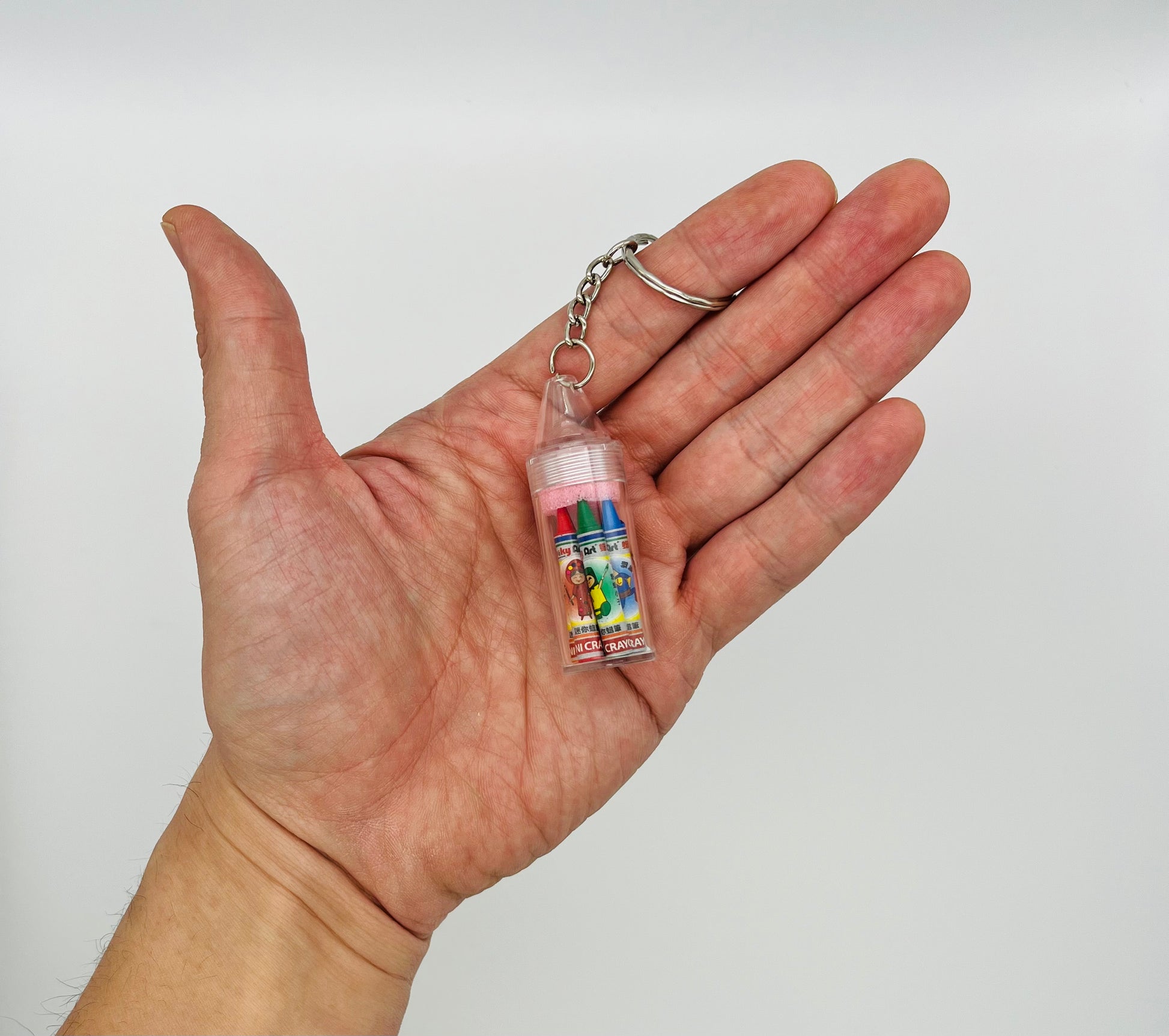 Crayon Key Rings Mini Crayon Key Chain-World's Smallest Crayon Set