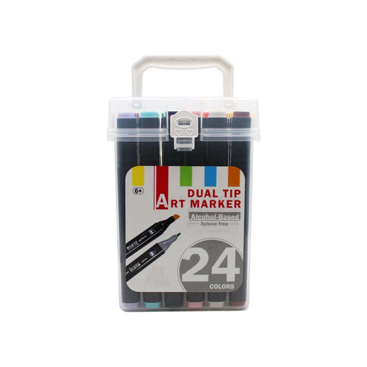24 Color Dual Brush Markers