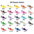 24 Color Dual Brush Markers